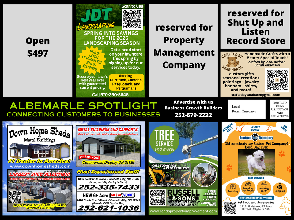 Dark turquoise modern simple english online course rack card (1)