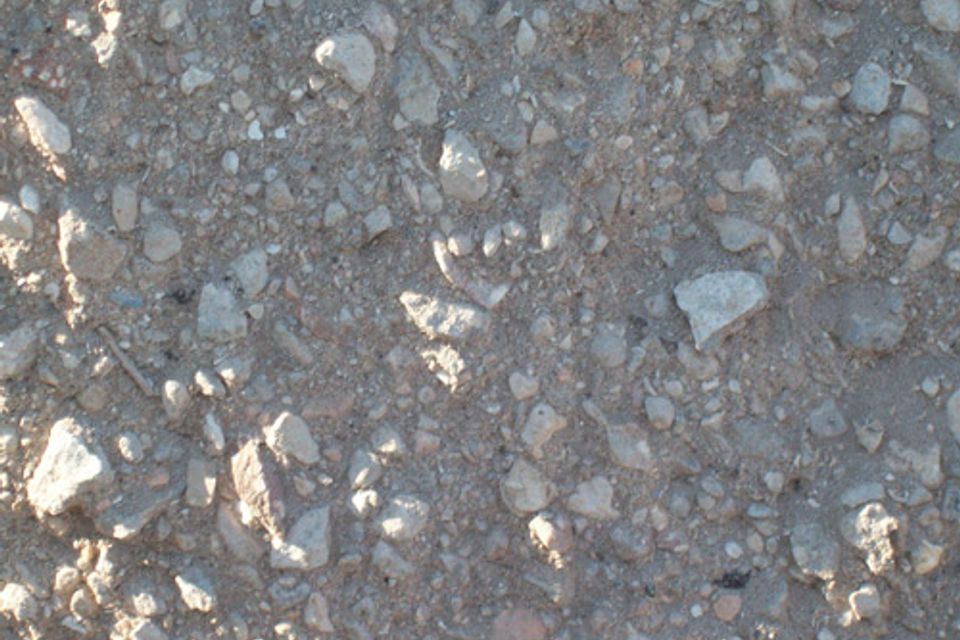 Crushed concrete