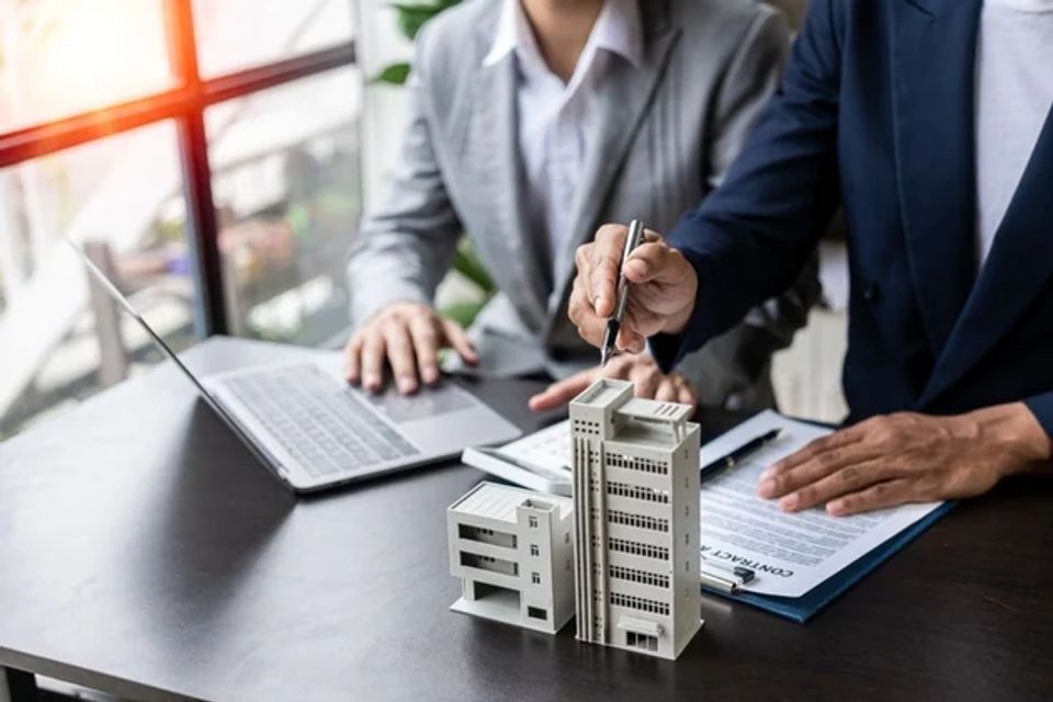 Property managers discussing a property  management insights concept
