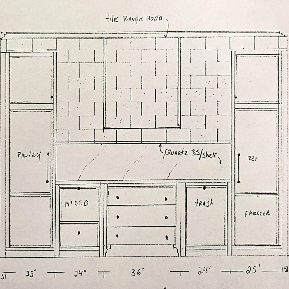 001 office kitchen line drawing