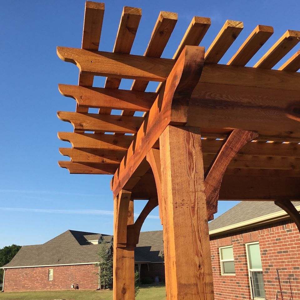 Select outdoor solutions  tulsa oklahoma  outdoor living pergolas shade structures  custom cedar pergola contractor builder construction company  photo jun 25  7 17 28 pm