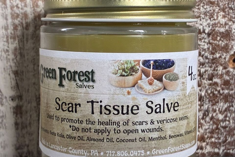 Scar Tissue Salve from Green Forest Soaps & Salves, Paradise, PA