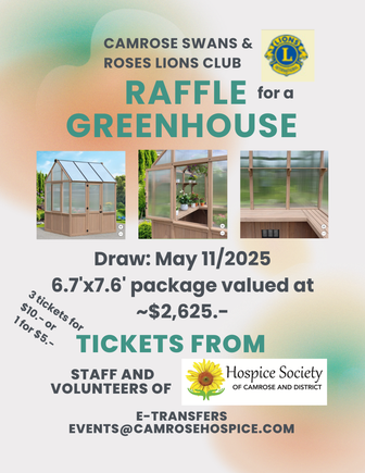 Greenhouse raffle may11 25