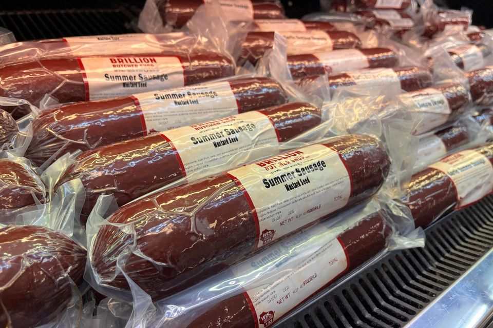 Summer sausage display