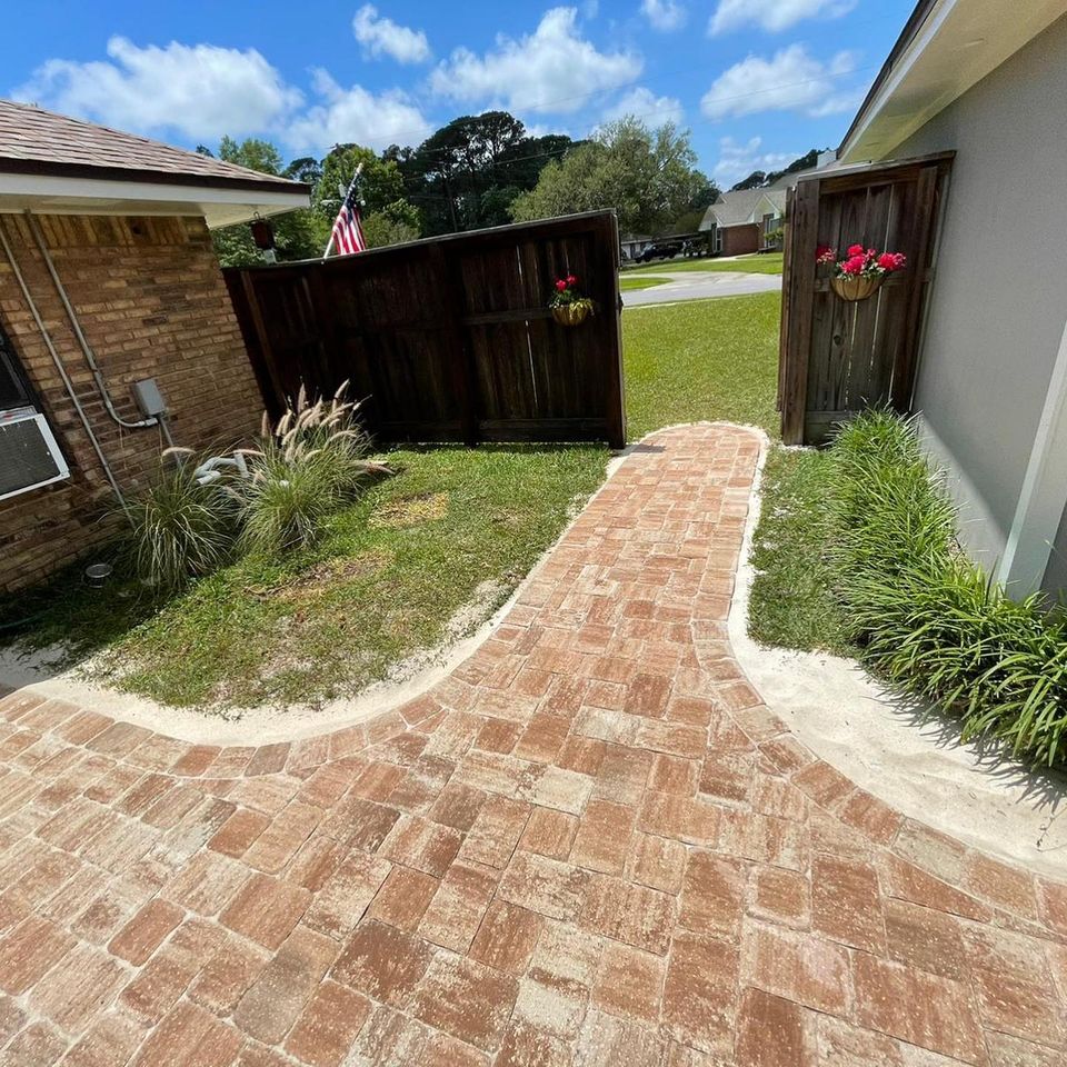 Backyard pavers 3