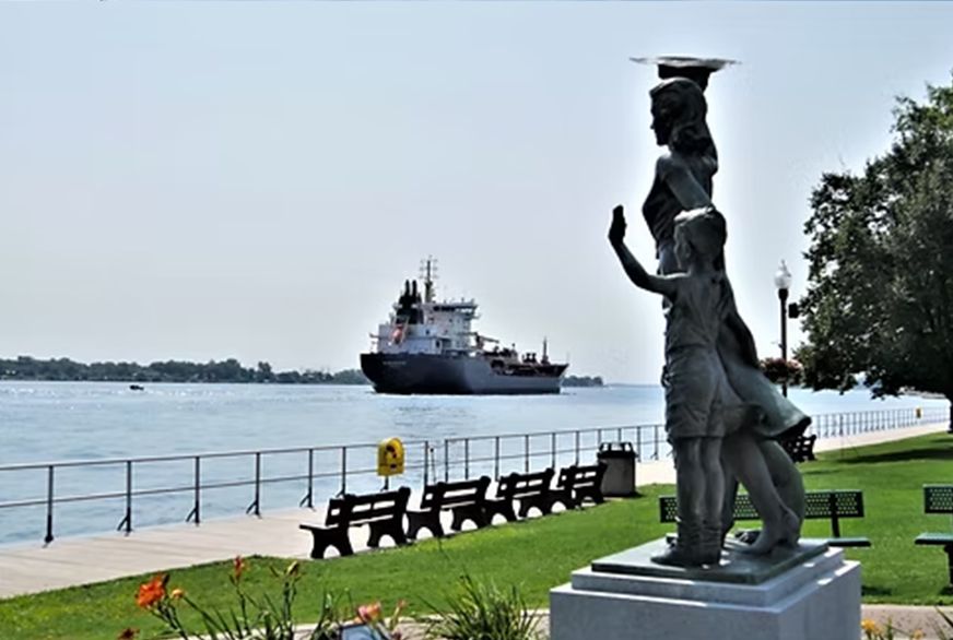 Public art St Clair Michigan