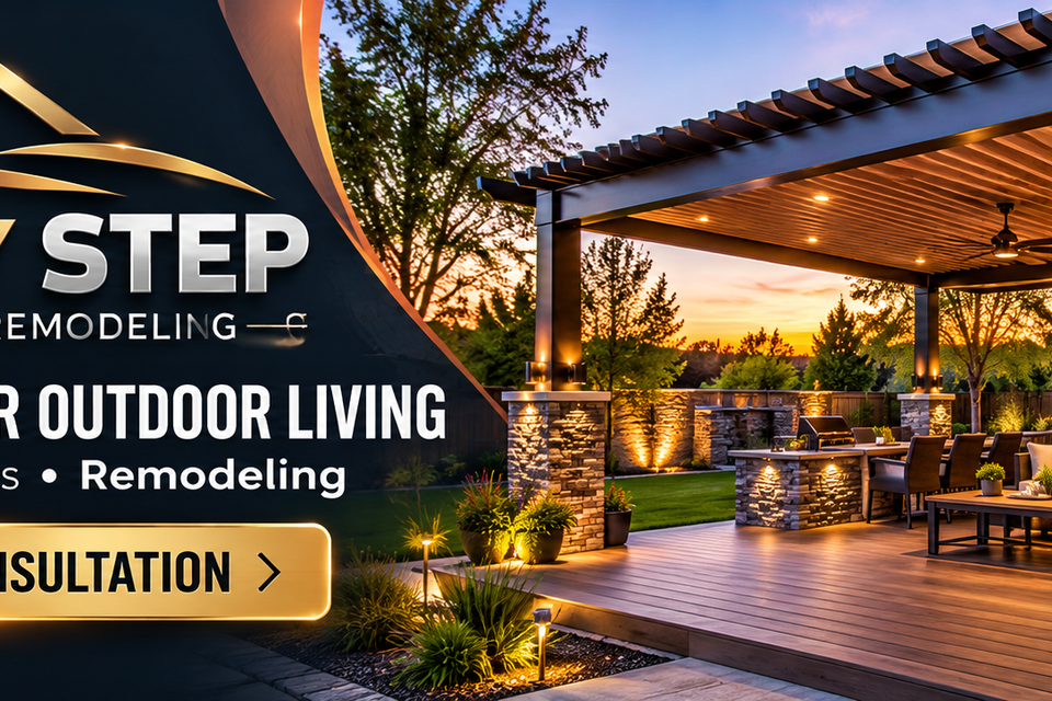 Step by step outdoor living transformation