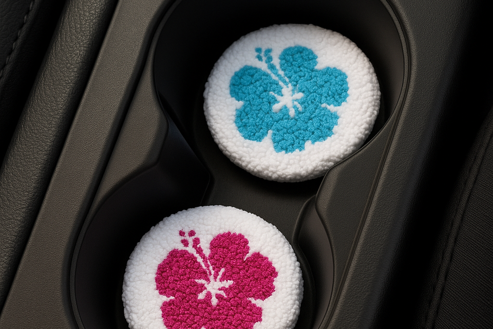 Portavasos Ilustrativos para el carro Flor Hibiscus Sweet N Sour