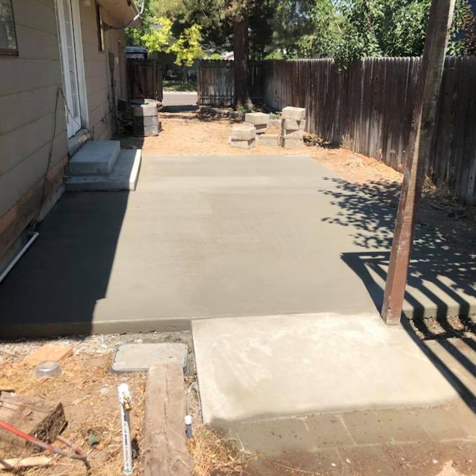 After photo of patio | Platinum Concrete Construction
