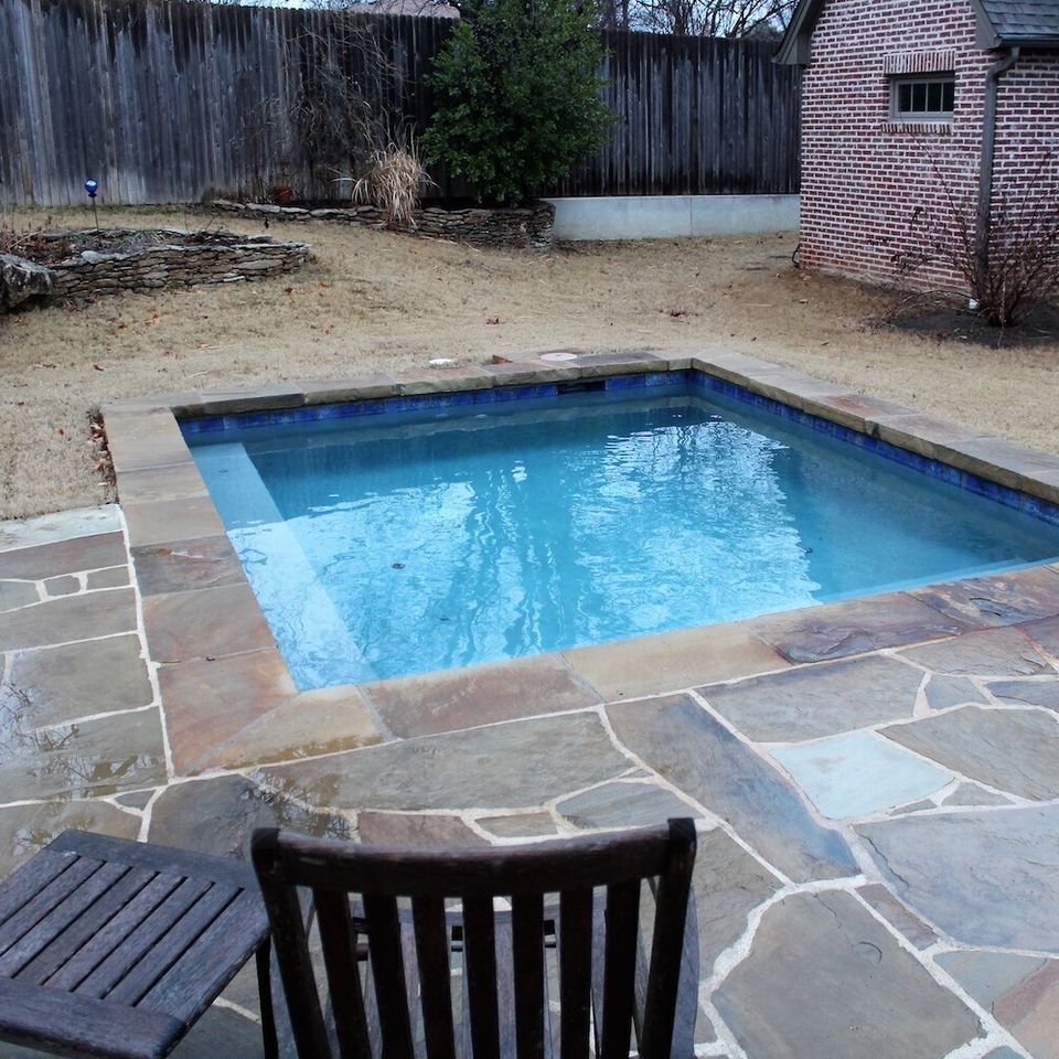 3d solutions general contractors   tulsa oklahoma   custom in ground pool and flagstone pool deck patio 1