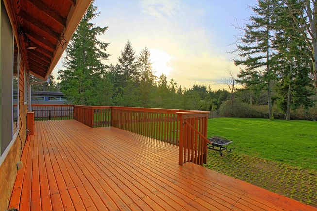 Bigstock back of the house with deck 12364448