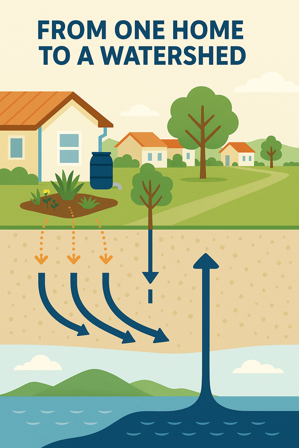 From home to watershed