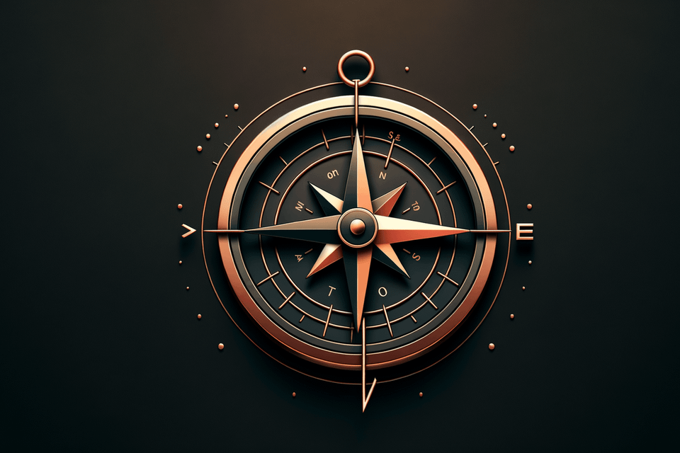 Compass signifying KPCopy's ability to help direct small purpose driven businesses 