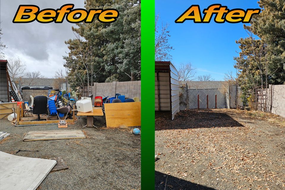 Yard cleanout