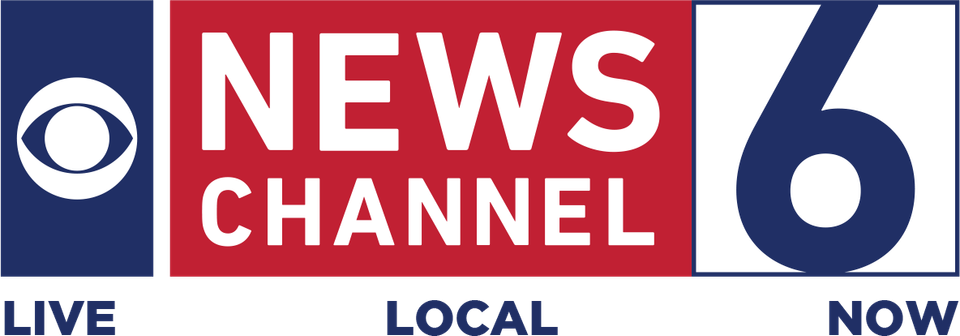 Newschannnel 6 live local now logo blue letters