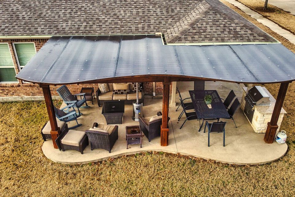 Select outdoor solutions   tulsa oklahoma   covered pergolas   pergola cover options   plastic   cover your pergola   apollo bronze