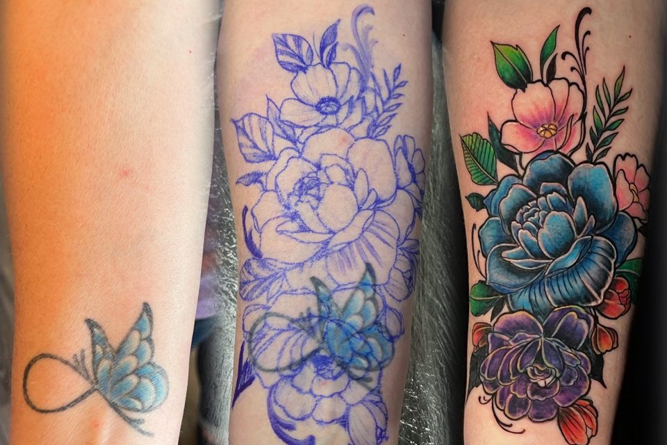 Josh flowers cover up