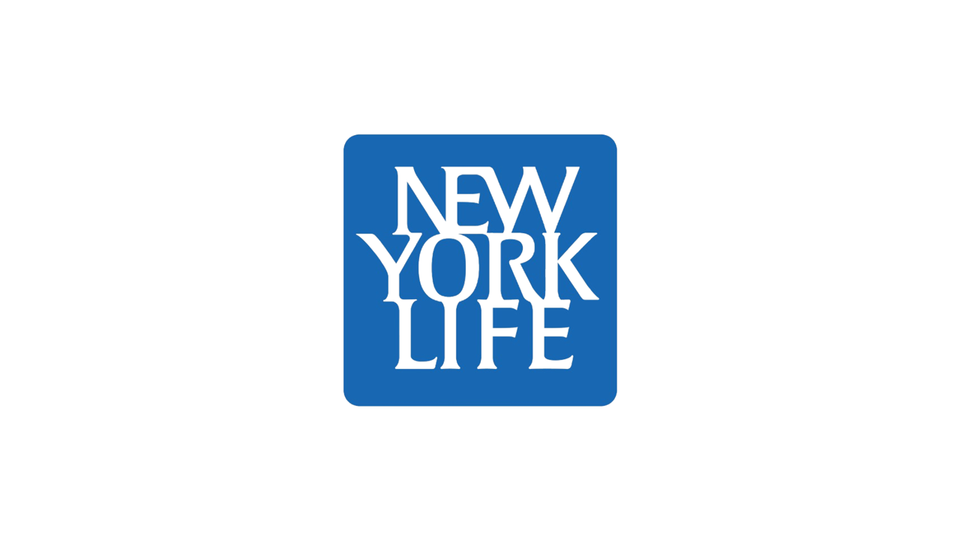 New york life logo (full white board)