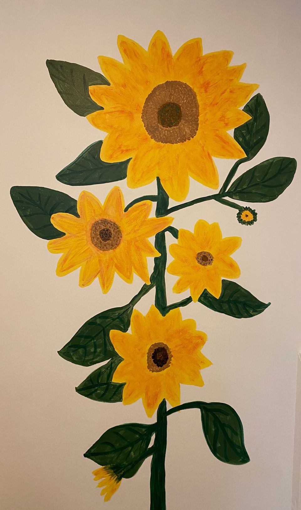 Sunflower mural