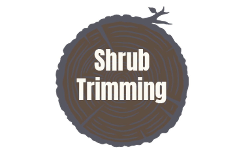 Equipment service icons shrub trimming