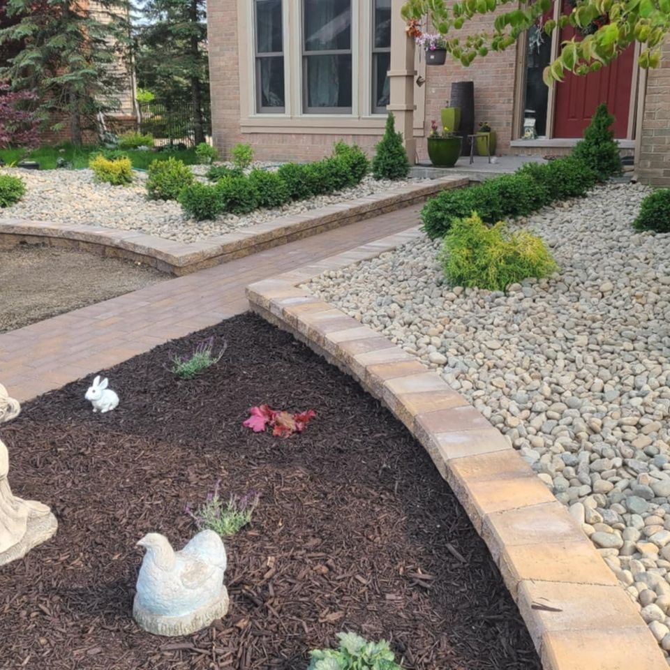 New retaining walls done by Vic's Landscaping