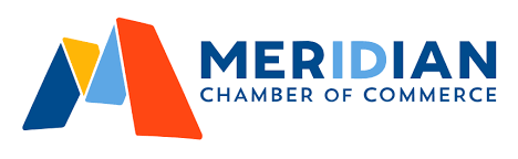 Meridian chamber logo rectangle 2 inch