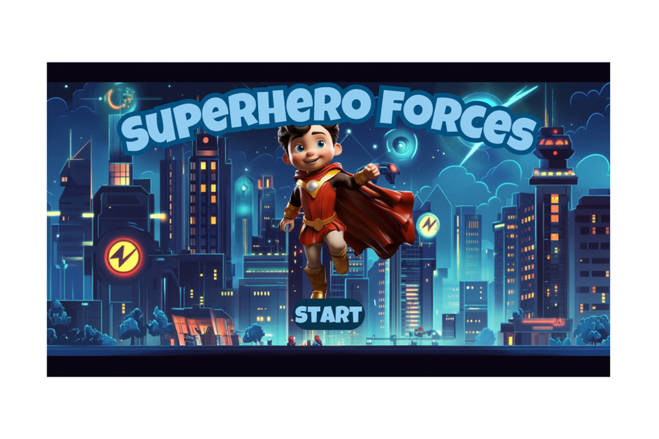 Superhero forces   kids interactive quiz game