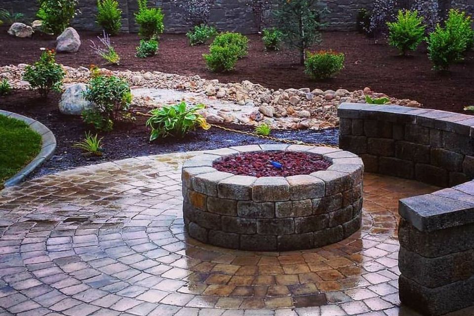 Fireplace work done by Ho/Gar Hardscapes in Salt Lake City