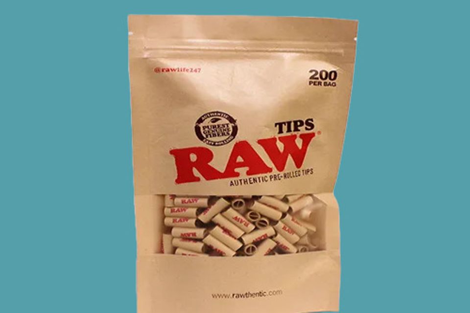 RAW Rolling Papers - Pre-Rolled Tips Bag