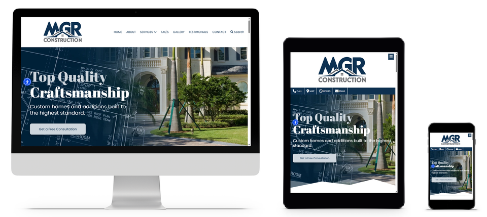 Mgr construction website