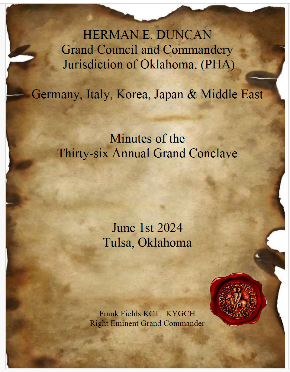 Minute 36 grand conclave 2024
