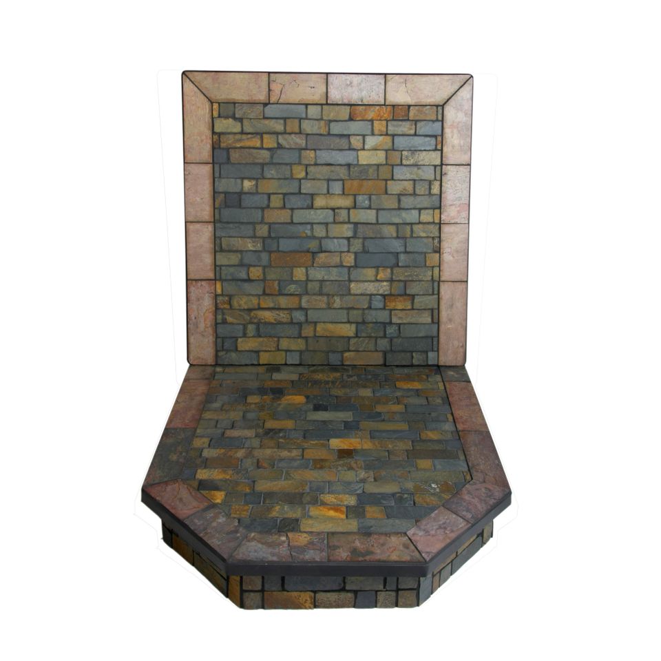 Flagstonewallboard pad pedestal