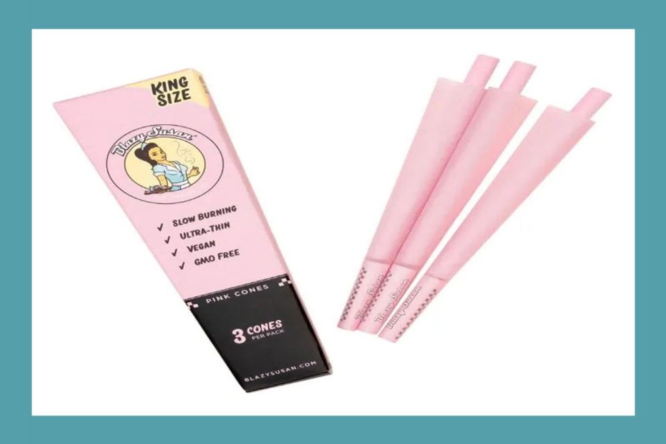 Blazy Susan Cones Pink King 3 ct