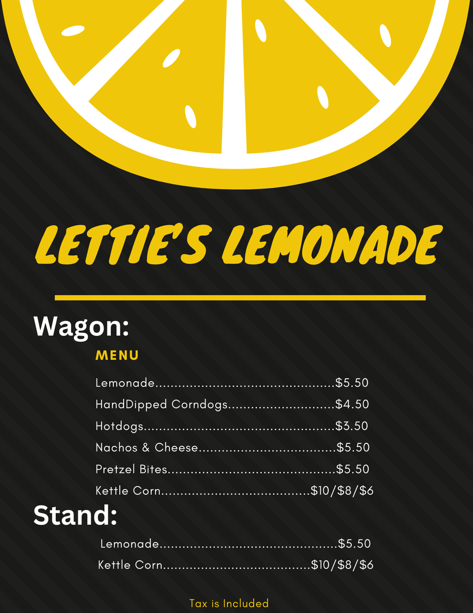 Lettie’s lemonade