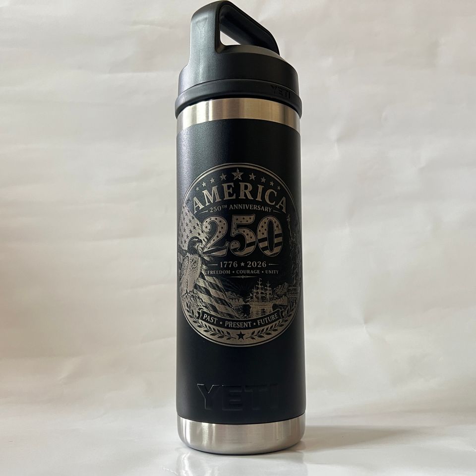 Usa 250 black 26oz bottle
