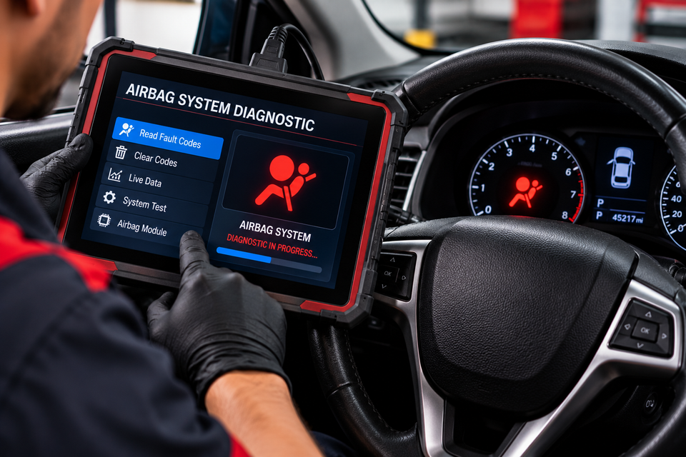Airbag light diagnostic