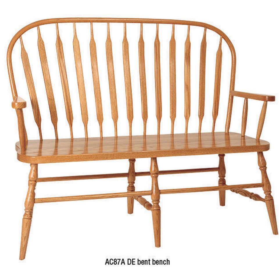 Hill de bent bench