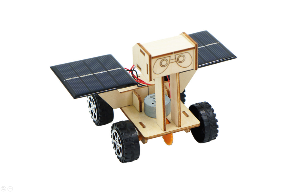 25. solar powered racing car models, children's diy hand assembled models, educational science experiment children's diy gifts (1 1)