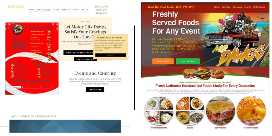 Before  after mc dawgs