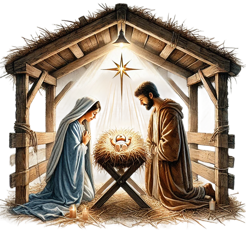 Seasons   christmas nativity watercolor 43