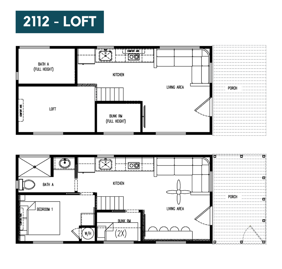 Website floorplan double layout