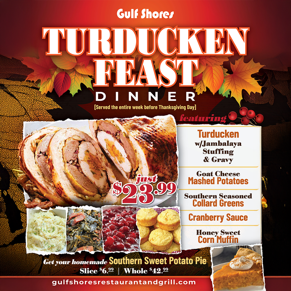 Turducken feast
