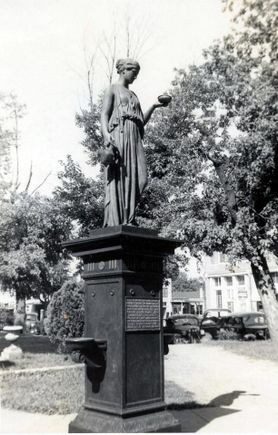 Courthouse statue