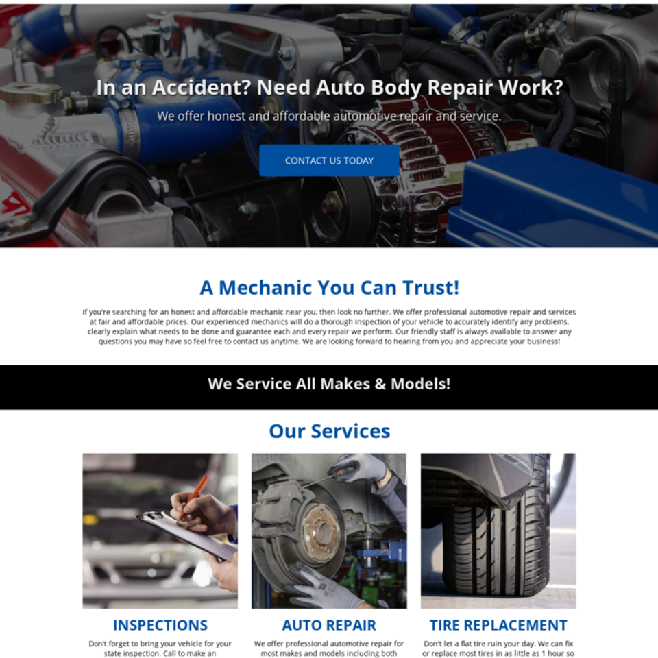 Auto repair shop