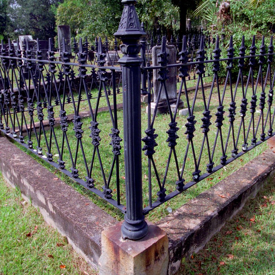 Iron fence