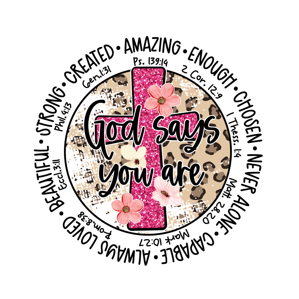 Faith   god says your are b f0621 01