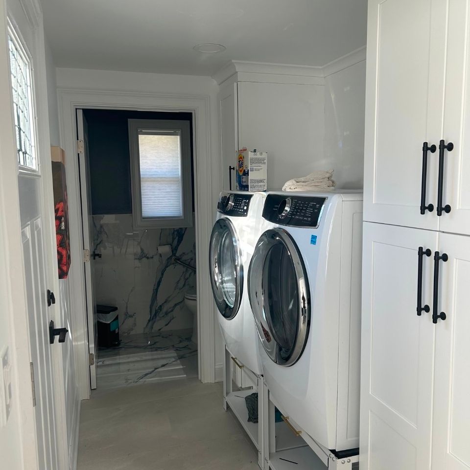 Laundry and mudroom job done by J.B.T Contracting of Suffolk County, NY