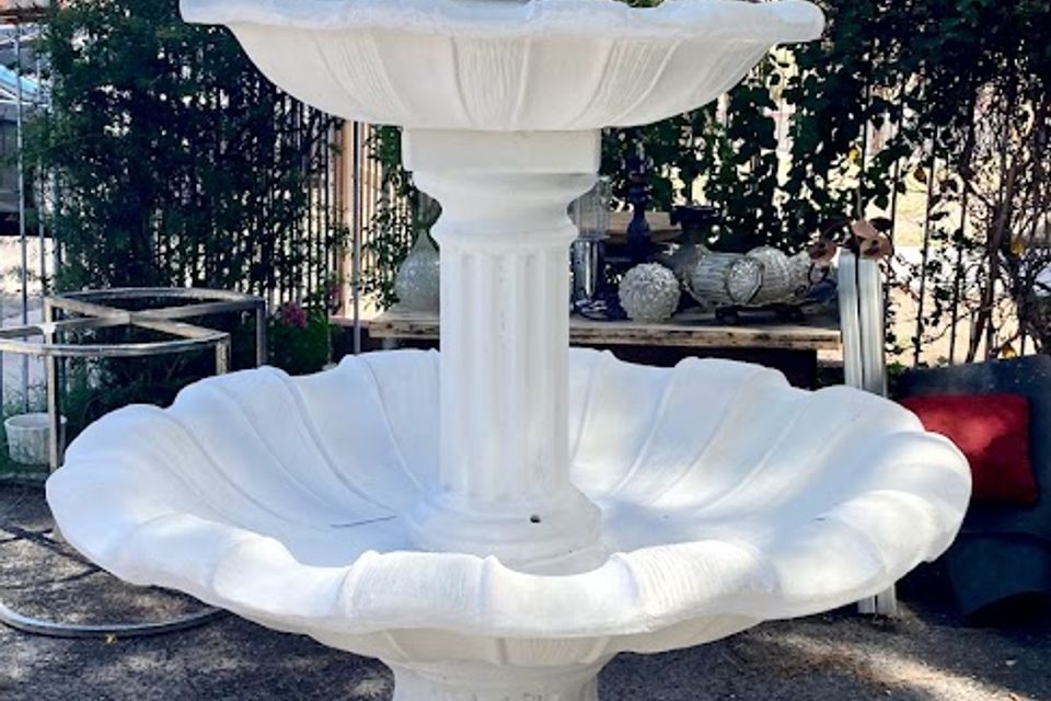 Water fountain after