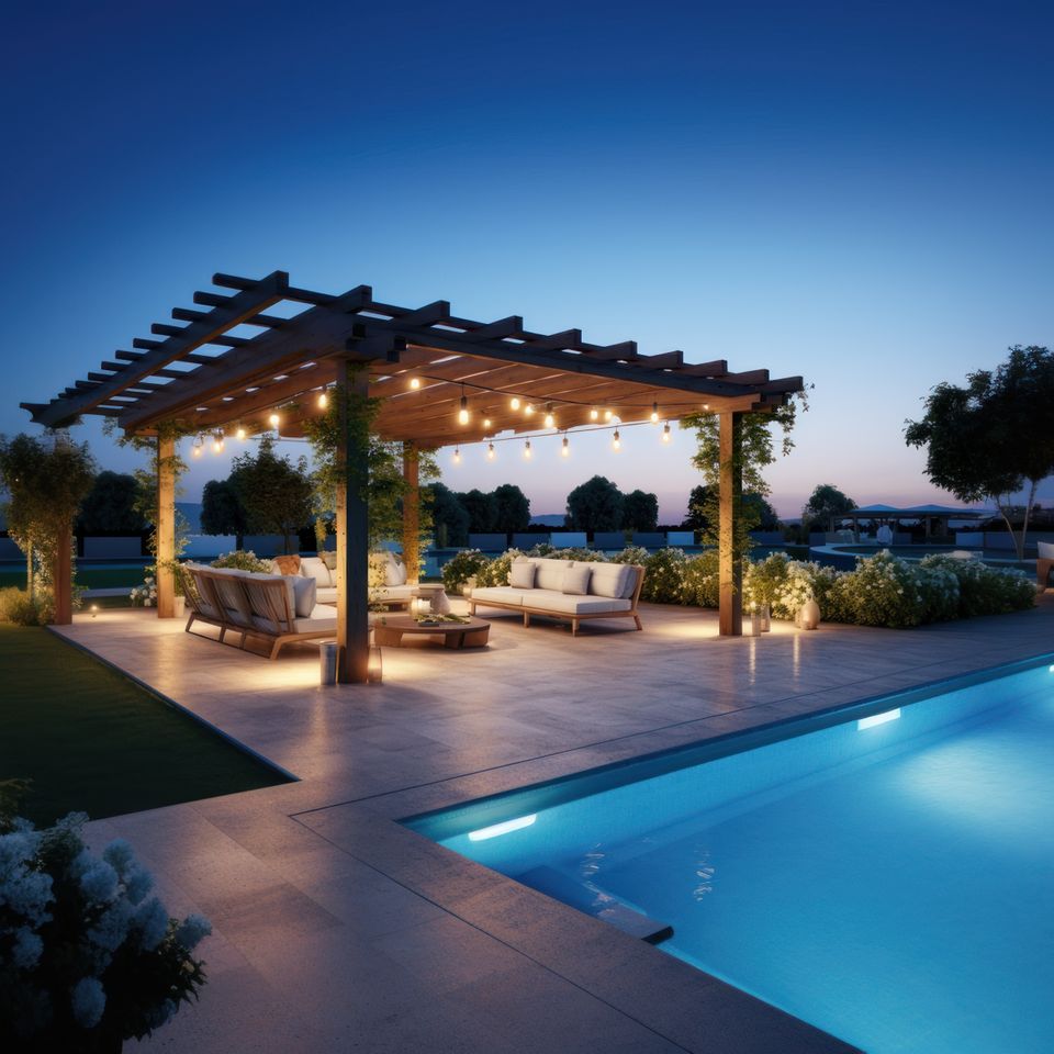 Luxe outdoor living cincinnati pools pergolas 14