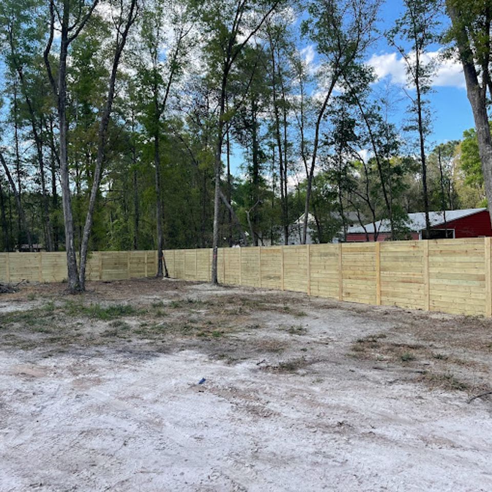Space coast large fence